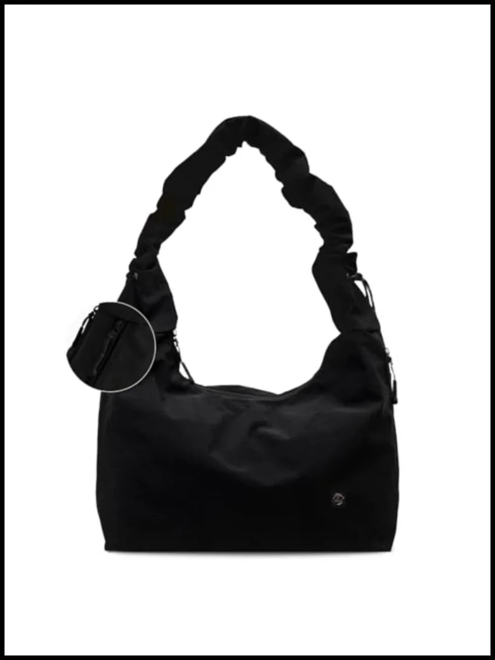 Slouchy Large Nylon Hobo Bag Women Adjustable Crossbody Shoulder Tote